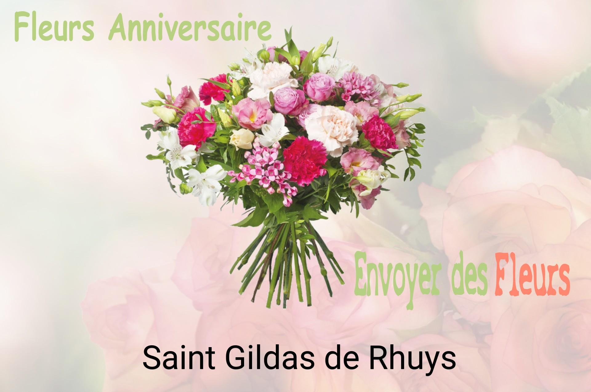 Bouquet de fleurs d’anniversaire livré à Saint-Gildas-de-Rhuys