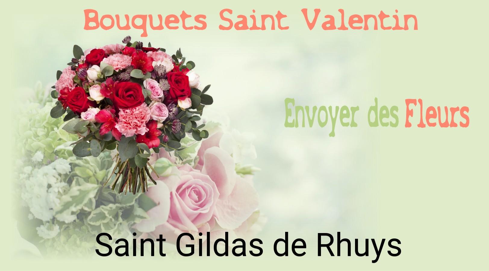 Roses de Saint-Valentin livrées à Saint-Gildas-de-Rhuys